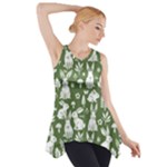 Easter bunny pattern Side Drop Tank Tunic
