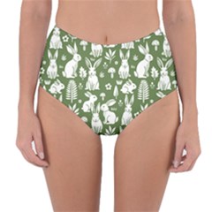 Reversible High-Waist Bikini Bottoms 