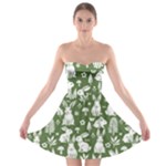 Easter bunny pattern Strapless Bra Top Dress