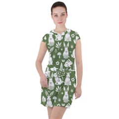 Drawstring Hooded Dress 