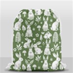 Easter bunny pattern Drawstring Bag (Small)