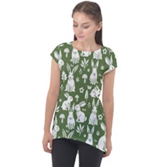 Cap Sleeve High Low Top 