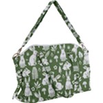 Easter bunny pattern Canvas Crossbody Bag