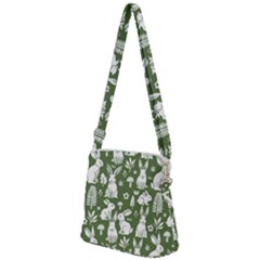 Zipper Messenger Bag 