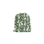 Easter bunny pattern Drawstring Pouch (XS)