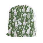 Easter bunny pattern Drawstring Pouch (2XL)