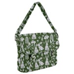 Easter bunny pattern Buckle Messenger Bag