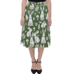 Easter bunny pattern Classic Midi Skirt