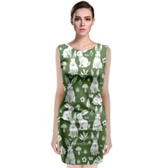 Classic Sleeveless Midi Dress 