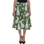 Easter bunny pattern Perfect Length Midi Skirt