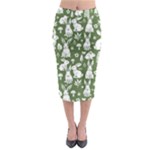 Easter bunny pattern Midi Pencil Skirt