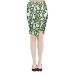 Easter bunny pattern Midi Wrap Pencil Skirt