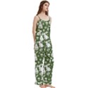 Spaghetti Top Long Pants Satin Pajamas Set 