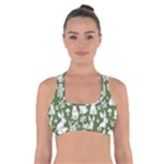 Easter bunny pattern Cross Back Sports Bra