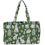Easter bunny pattern Canvas Work Bag