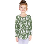 Easter bunny pattern Kids  Long Sleeve T-Shirt
