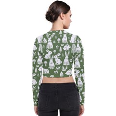 Long Sleeve Zip Up Bomber Jacket 