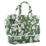 Easter bunny pattern Sports Shoulder Bag with Shoes Compartment
