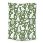Easter bunny pattern Medium Tapestry