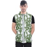 Easter bunny pattern Men s Puffer Vest