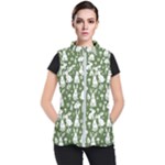 Easter bunny pattern Women s Puffer Vest