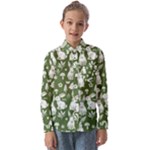 Easter bunny pattern Kids  Long Sleeve Shirt