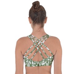 Cross String Back Sports Bra 
