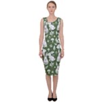 Easter bunny pattern Sleeveless Pencil Dress