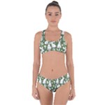 Easter bunny pattern Criss Cross Bikini Set