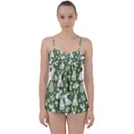 Easter bunny pattern Babydoll Tankini Set