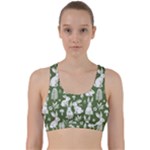 Easter bunny pattern Back Weave Sports Bra