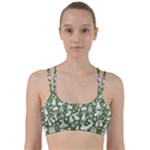 Easter bunny pattern Line Them Up Sports Bra