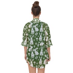Open Front Chiffon Kimono 
