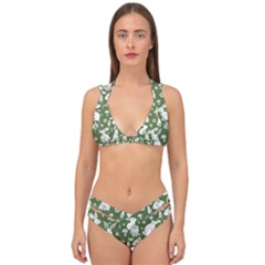 Double Strap Halter Bikini Set 
