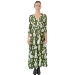 Button Up Boho Maxi Dress 
