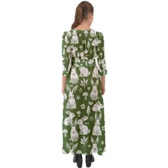 Button Up Boho Maxi Dress 