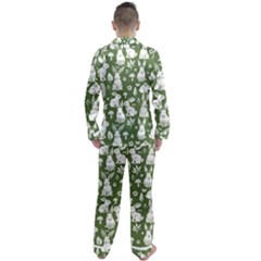 Men s Long Sleeve Satin Pajamas Set 