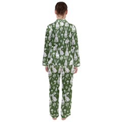 Women s Long Sleeve Satin Pajamas Set 