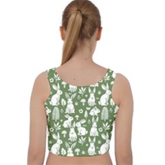 Velvet Racer Back Crop Top 
