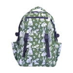 Easter bunny pattern Carry-on Double Buckle Travel Backpack