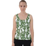 Easter bunny pattern Velvet Tank Top