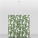 Easter bunny pattern Full Print Rope Handle Tote (Large)