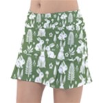 Easter bunny pattern Classic Tennis Skirt