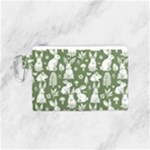 Easter bunny pattern Canvas Cosmetic Bag (Small)