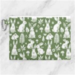Easter bunny pattern Canvas Cosmetic Bag (XL)