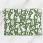 Easter bunny pattern Canvas Cosmetic Bag (XXL)