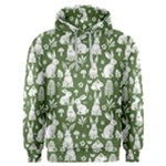 Easter bunny pattern Men s Overhead Hoodie