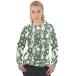 Easter bunny pattern Women s Overhead Hoodie
