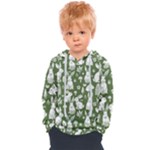 Easter bunny pattern Kids  Overhead Hoodie