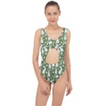 Easter bunny pattern Center Cut Out Swimsuit